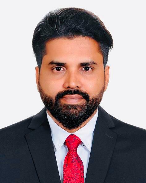 Portrait photograph of visual artist Md Omar Faruque